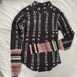 Free People Detailed Turtleneck
